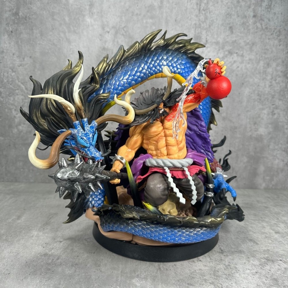Hàng Loại 2 - Mô Hình OnePiece Kaido có rồng siêu đẹp cao 33cm - Figure OnePiece - Có Hộp Carton - N2