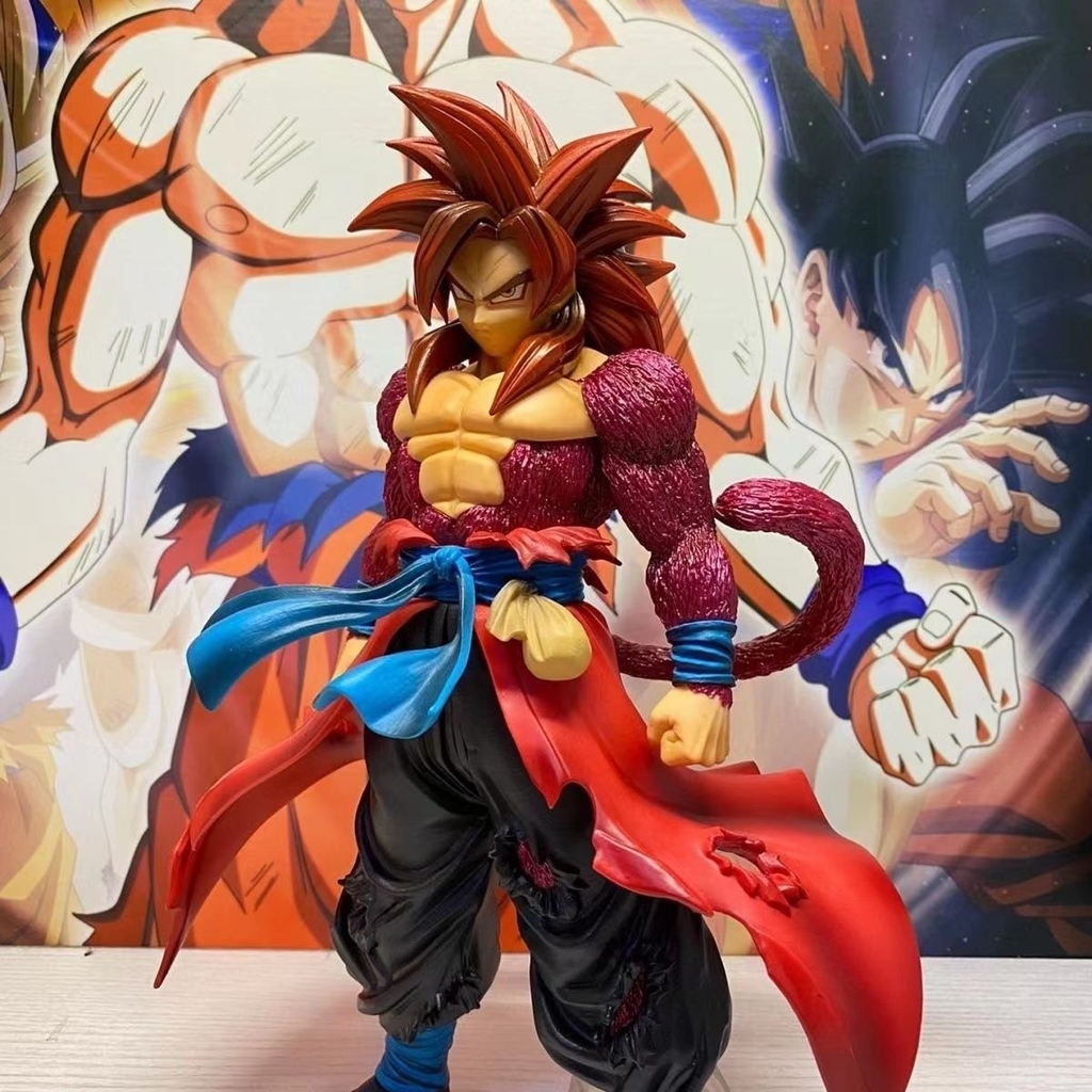 Mô Hình DragonBall  SonGoku SS4 siêu chất cao 28cm - Figure DragonBall - Có Hộp màu