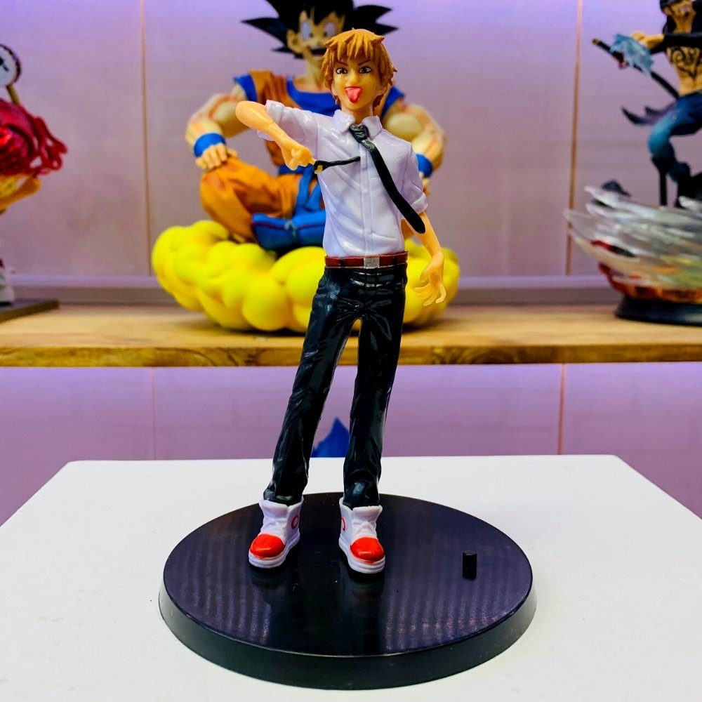 Mô Hình Chainsaw Man Denji dáng đứng siêu đẹp - cao 18cm nặng 300g - Figure Chainsaw Man - No box - N1-K45-T2-S1