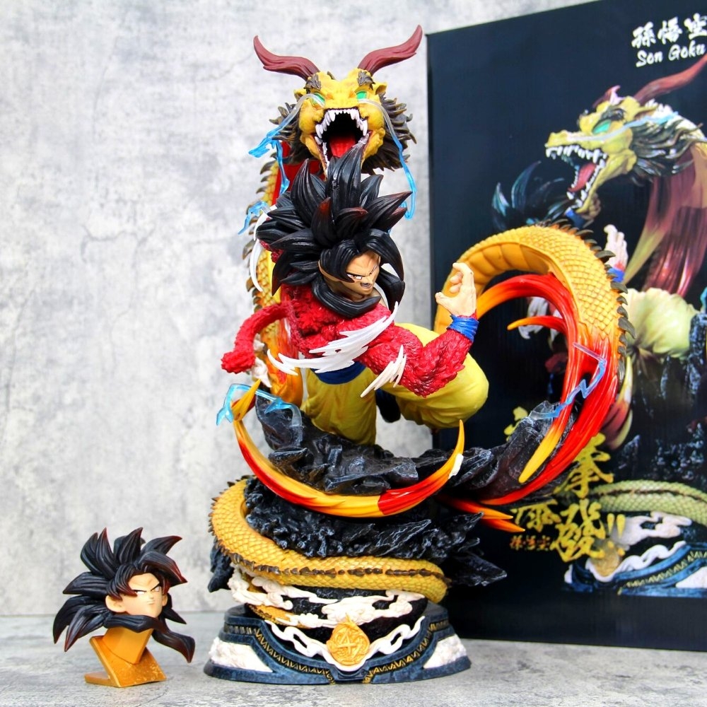 Mô hình DragonBall SonGoku SSJ4 - hàng cao cấp - Cao 43cm - Nặng 6500 Gram - Dragon Ball - Có Hộp màu