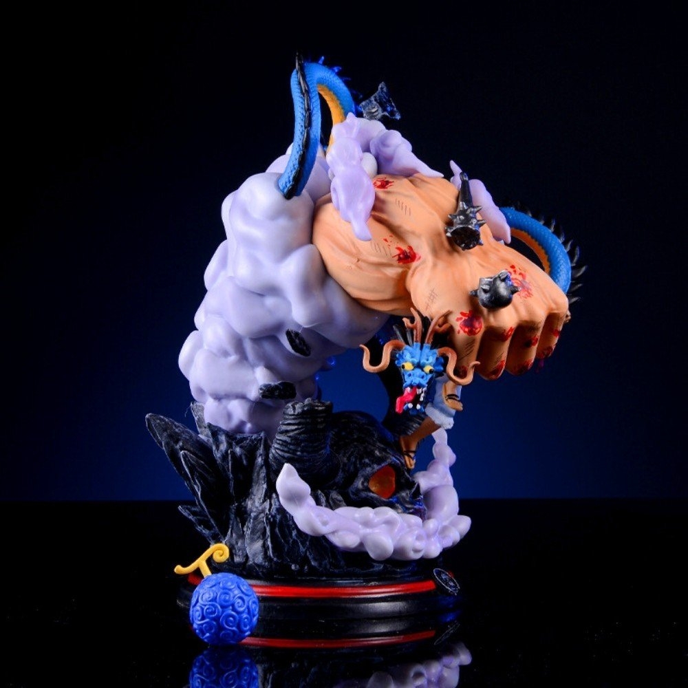 Hàng Loại 1 - Mô Hình OnePiece Luffy nika gear 5 ( tay trắng ) đại chiến kaido cao 22cm nặng 1kg , Figure OnePiece - có vỏ hộp màu - N1-K36-T4-S1