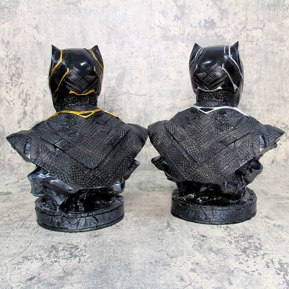 Hàng Loại 1 - Mô Hình Avenger Tượng bán thân Black Panther vàng ( Báo Đen ) cao 36 cm nặng 2.8 Kg - Figure Avenger - Hộp carton - N3-T5