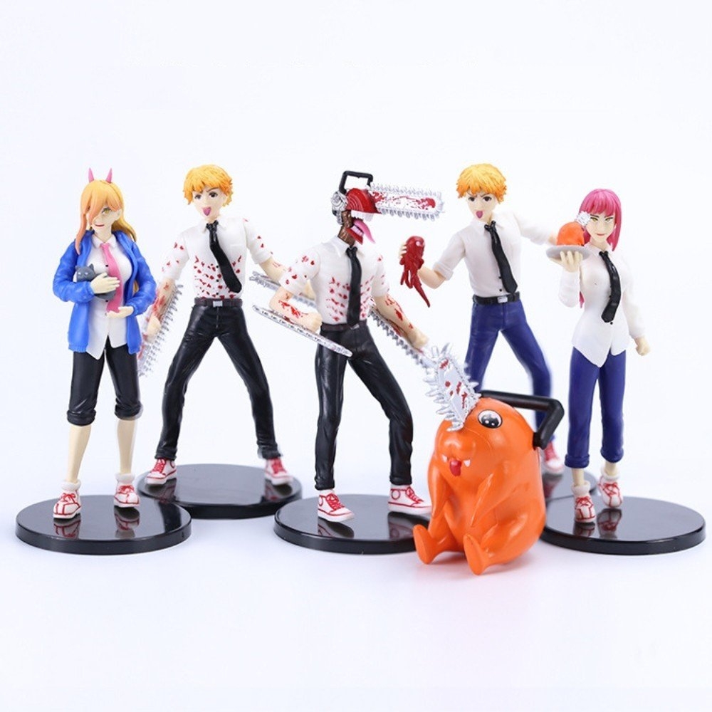 Mô Hình Chainsaw Man Denji hóa hình dáng đứng siêu đẹp - cao 18cm nặng 300g - Figure Chainsaw Man - Có hộp màu -