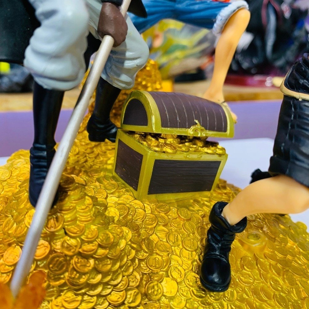 Mô Hình OnePiece Combo 3 anh em Luffy Sabo Ace bản quốc dân - cao 18 cm - nặng 300 gram - OnePiece - Có hộp màu T4-K7-S4