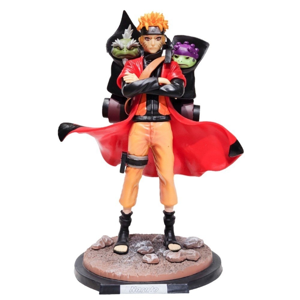 Mô hình Naruto hiền nhân 2 cóc đi kèm cao 30cm ,  ở base tỉ lệ 1/6  hàng nét siêu chất lượng - Naruto - (VAT 002-03-160) - E - 11