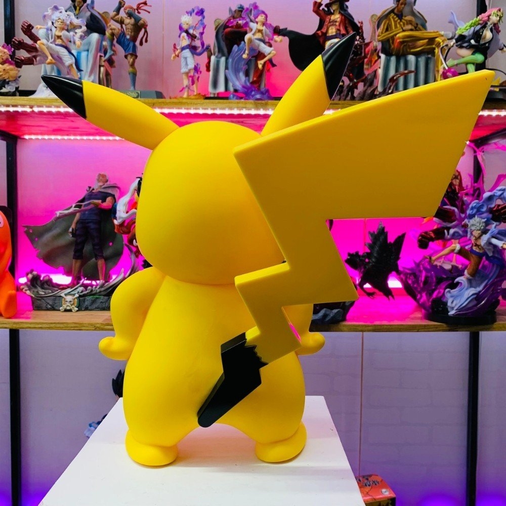 Hàng Loại 1 - Mô Hình đồ chơi -  Pikachu siêu to khổng lồ - cao 38cm rộng 18cm nặng 1.5kg - Pokemon - Bộ Pokemon - Có Vỏ Hộp màu - N1-K38-T3-S3