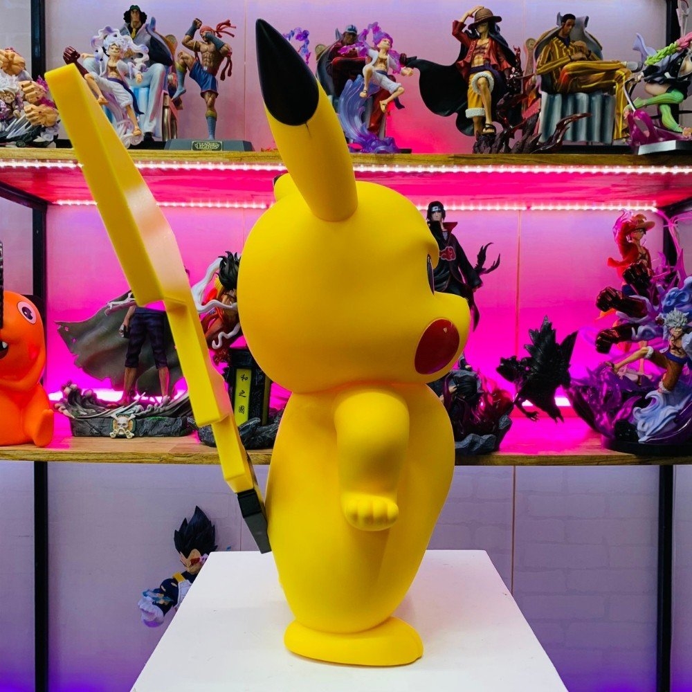Hàng Loại 1 - Mô Hình đồ chơi -  Pikachu siêu to khổng lồ - cao 38cm rộng 18cm nặng 1.5kg - Pokemon - Bộ Pokemon - Có Vỏ Hộp màu - N1-K38-T3-S3