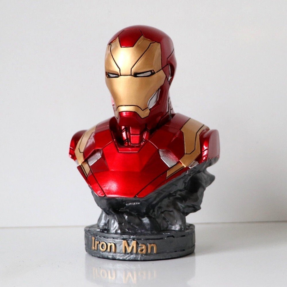 Hàng Loại 1 - Mô Hình Avenger Tượng bán thân Ironman ( người sắt )  cao 30 cm rộng 20cm nặng 1.5 Kg - Figure Avenger - Hộp carton