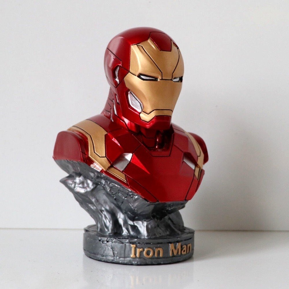 Hàng Loại 1 - Mô Hình Avenger Tượng bán thân Ironman ( người sắt )  cao 30 cm rộng 20cm nặng 1.5 Kg - Figure Avenger - Hộp carton