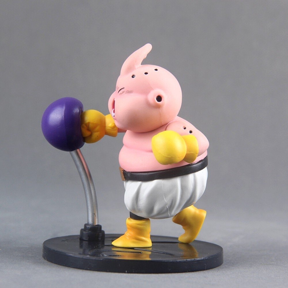 Mô Hình DragonBall MaBu boxing xà siêu dễ thương cao 10cm - Figure DragonBall - No Box - N1-K21-T3-S3