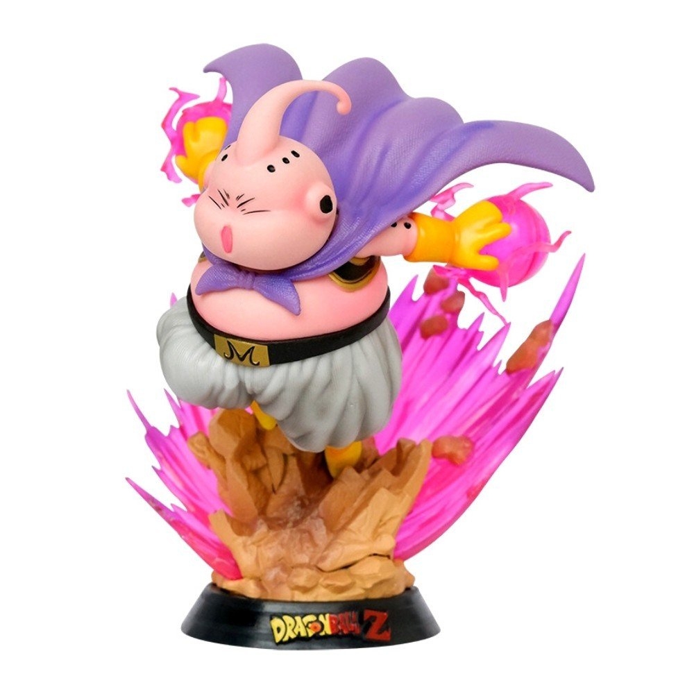 Mô Hình DragonBall MaBu Béo chiến đấu siêu ngầu có led cao 20cm - Figure DragonBall - box màu -