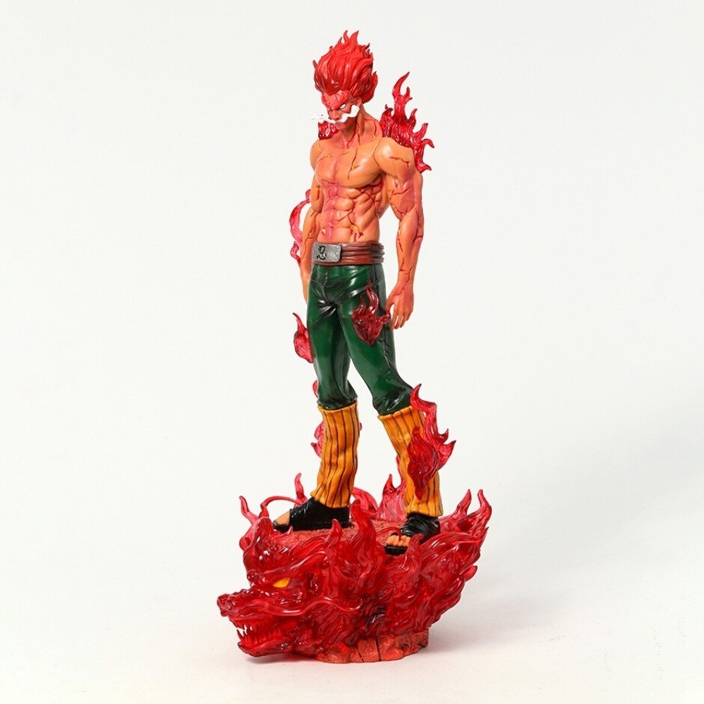 Mô hình Naruto Thầy Might Guy Bát Môn Độn Giáp dáng đứng siêu ngầu có led ở base cao 35cm , nặng 1400g - Figure Naruto - Có Hộp Màu - N3-T5