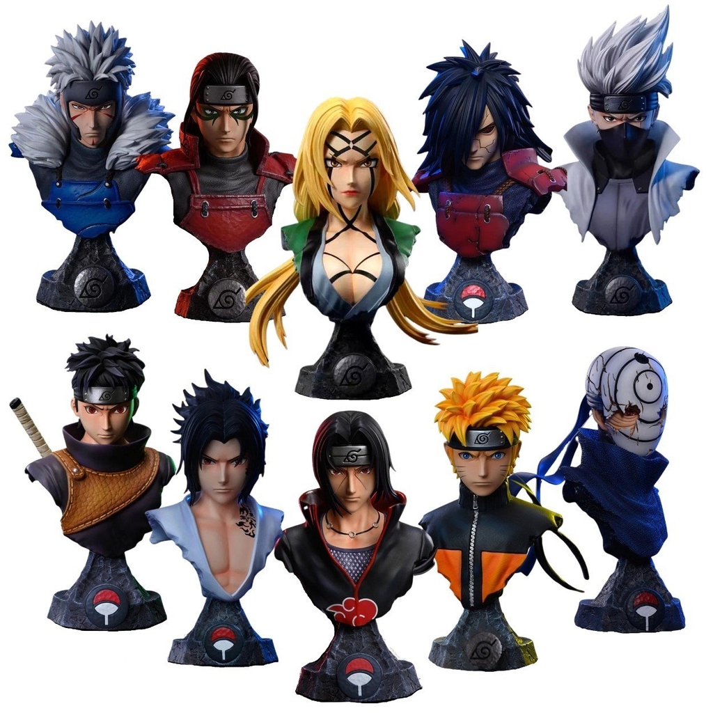 Mô hình Naruto Bán Thân Uchiha itachi -  Cao 14cm - nặng 200gram- Figure Naruto - Có Hộp Màu