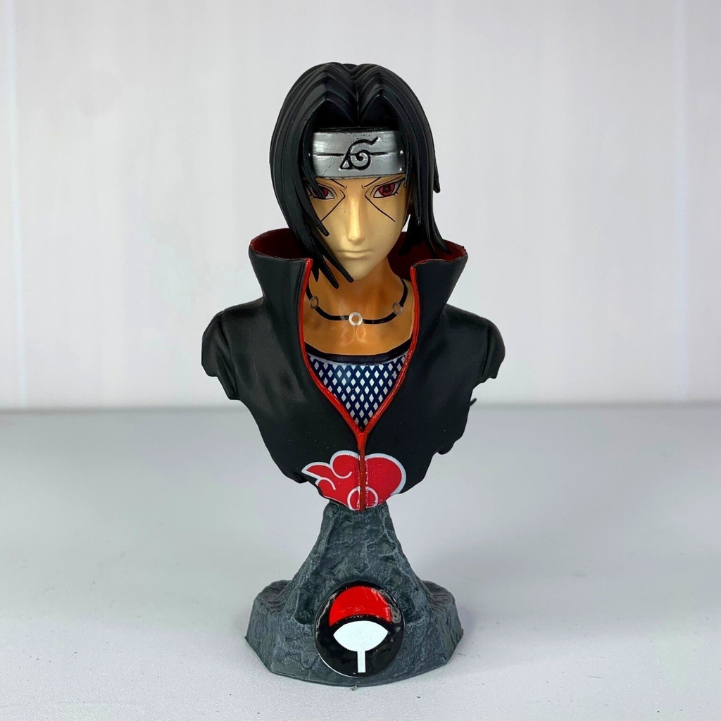 Mô hình Naruto Bán Thân Uchiha itachi -  Cao 14cm - nặng 200gram- Figure Naruto - Có Hộp Màu