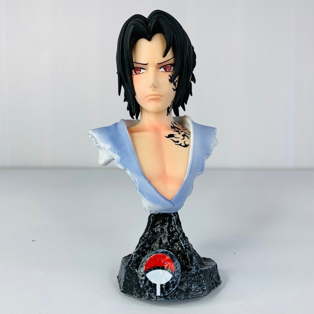 Mô hình Naruto Bán Thân Uchiha sasuke - Cao 15cm - nặng 200gram - Figure Naruto -  no box  - N1-K26-T3-S1