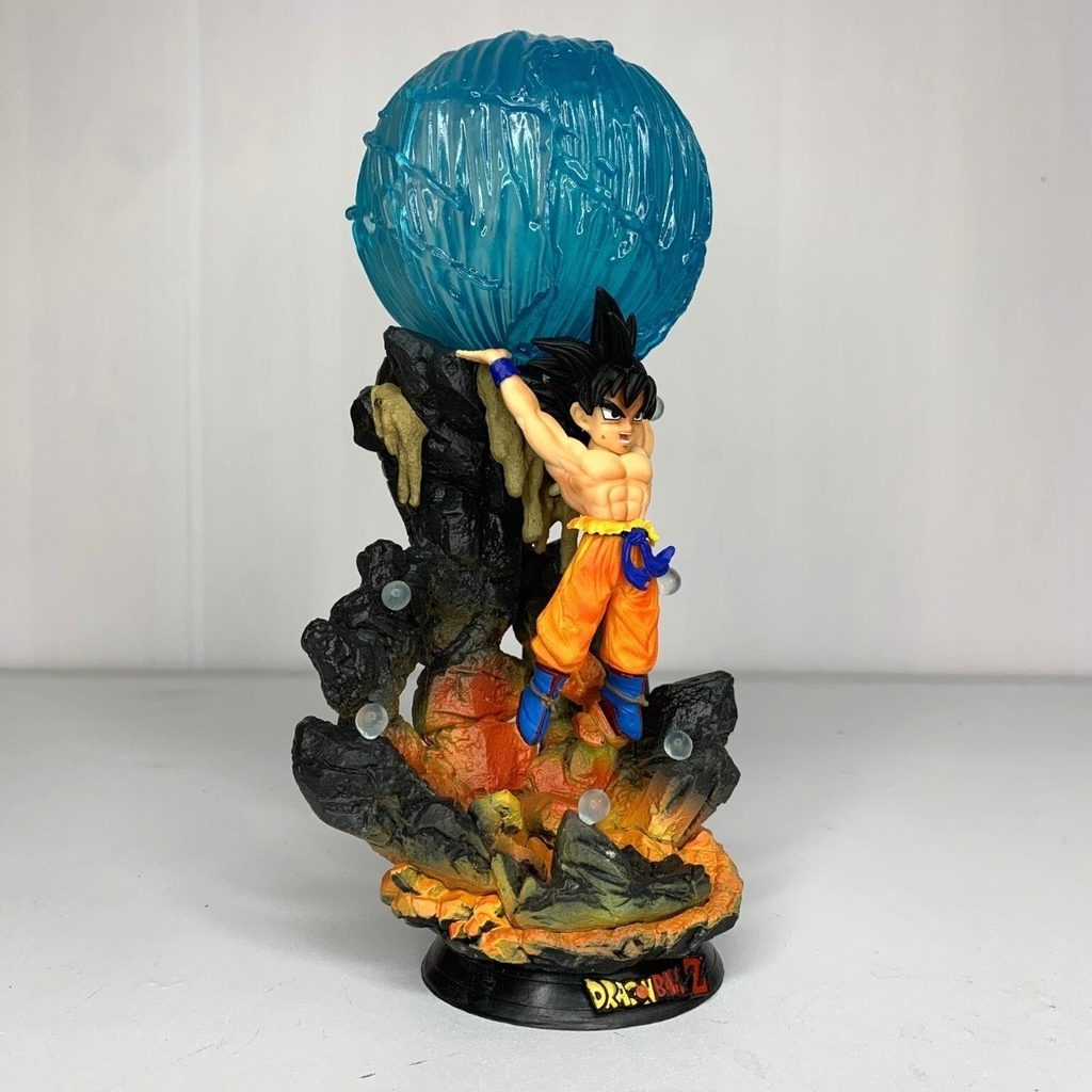 Mô hình DragonBall SonGoku nâng cầu siêu ngầu  Cao 24cm - Nặng 900 Gram - Dragon Ball - Có Hộp màu
