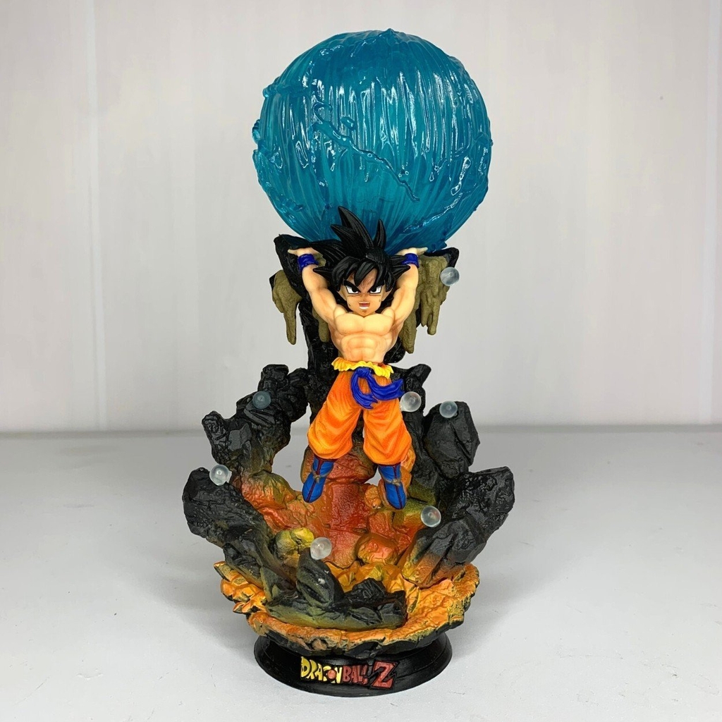Mô hình DragonBall SonGoku nâng cầu siêu ngầu  Cao 24cm - Nặng 900 Gram - Dragon Ball - Có Hộp màu