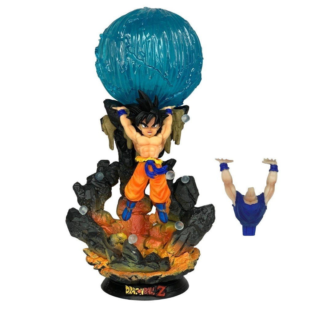 Mô hình DragonBall SonGoku nâng cầu siêu ngầu  Cao 24cm - Nặng 900 Gram - Dragon Ball - Có Hộp màu