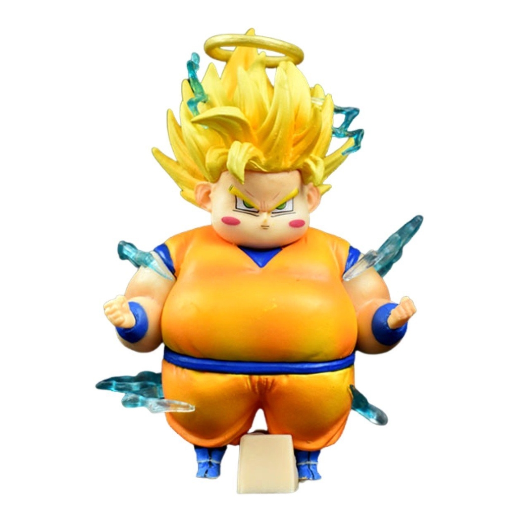 Mô Hình Dragon Ball Songoku béo có hiệu ứng tia sét đẹp hàng cao cấp , cao 9cm - Figure DragonBall - No box - (VAT 002-02-60)  - K50-T3-S3