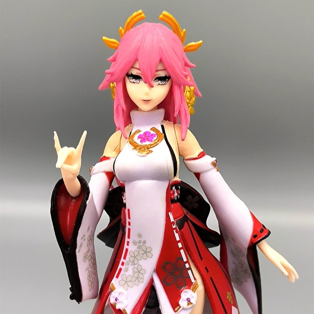 Mô Hình Genshin Impact YAE MIKO siêu đẹp - cao 19cm - nặng 150 gram - Figure  Genshin Impact - Có Hộp màu - N1-K38-T2-S6