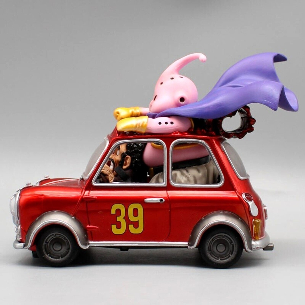 Mô Hình DragonBall Satan lái oto chở Majin buu - Cao 12cm - rộng 9,5cm , nặng 500gram - Figure DragonBall - Có Hộp màu N1-K28-T5-S2