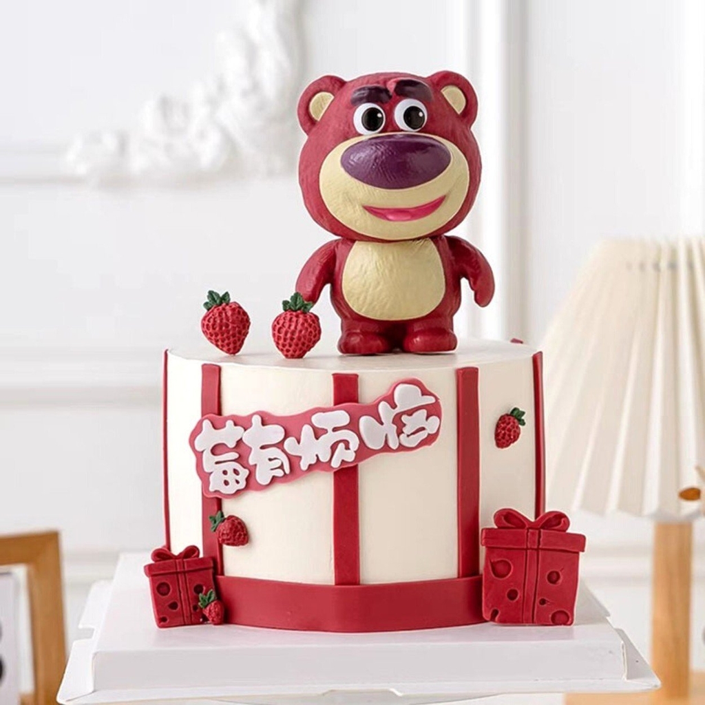Mô Hình Toy Story Gấu Dâu Lotso dáng đứng siêu dễ thương Cao 9cm - nặng 100gram + NO BOX n3-k31-t4-s3