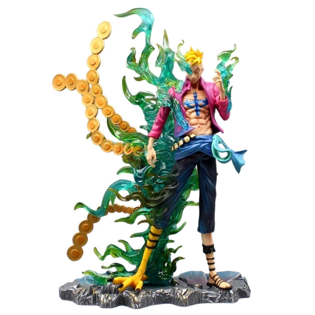 Mô Hình OnePiece Marco dáng đứng hoá phượng siêu ngầu cao 34cm nặng 800g , Figure OnePiece - box màu - (VAT 002-01-200) - K22-T4-S2