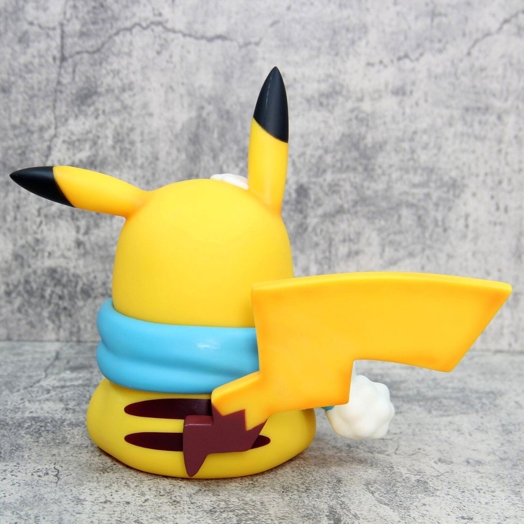 Hàng Loại 1 - Mô Hình đồ chơi -  Pikachu quấn khăn siêu cute  - cao 23cm nặng 450g - Pokemon - Bộ Pokemon - Có Vỏ Hộp màu