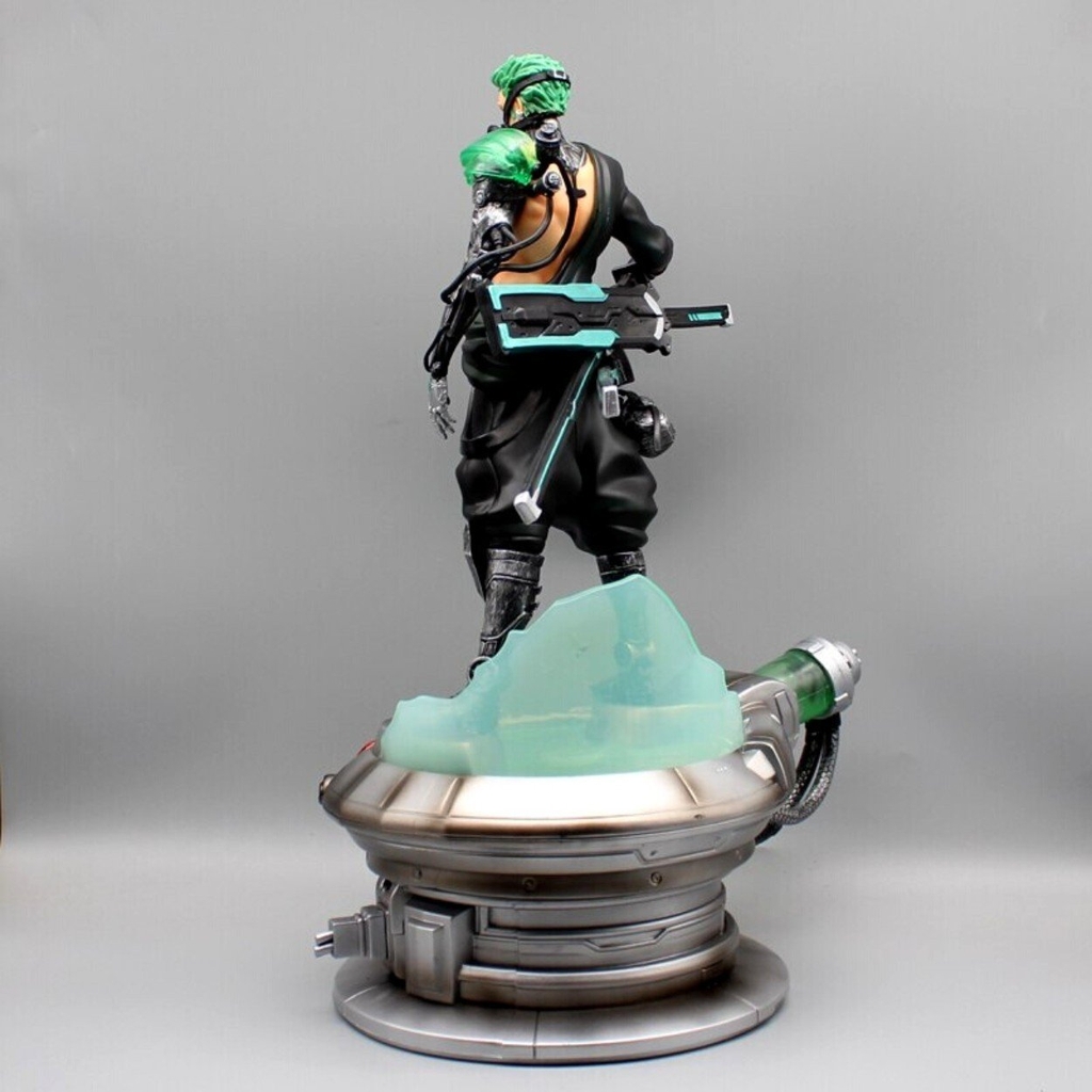 Mô Hình OnePiece Zoro máy móc - Cao 43 - rộng 28 - nặng 2kg8 + Có 1 bán thân + Có LED - Figure OnePiece - Có Hộp