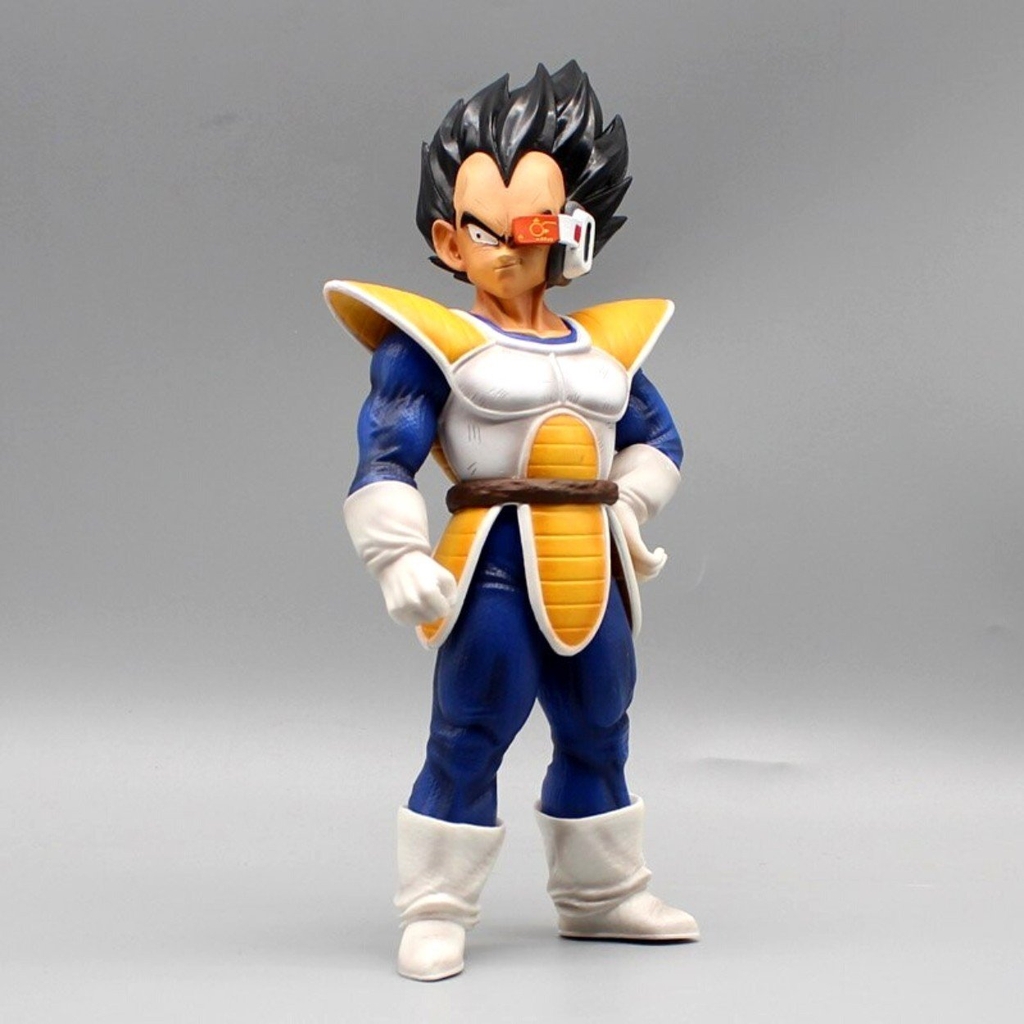Hàng Loại 1 - Mô Hình DragonBall Earth Vegeta lần đầu ra mắt trái đất thăm dò - Cao 25cm - nặng 450gram + phụ Kiện có 2 kính Đo sức mạnh đi kèm - Figure DragonBall - Có Hộp màu - N1-K42-T2-S1