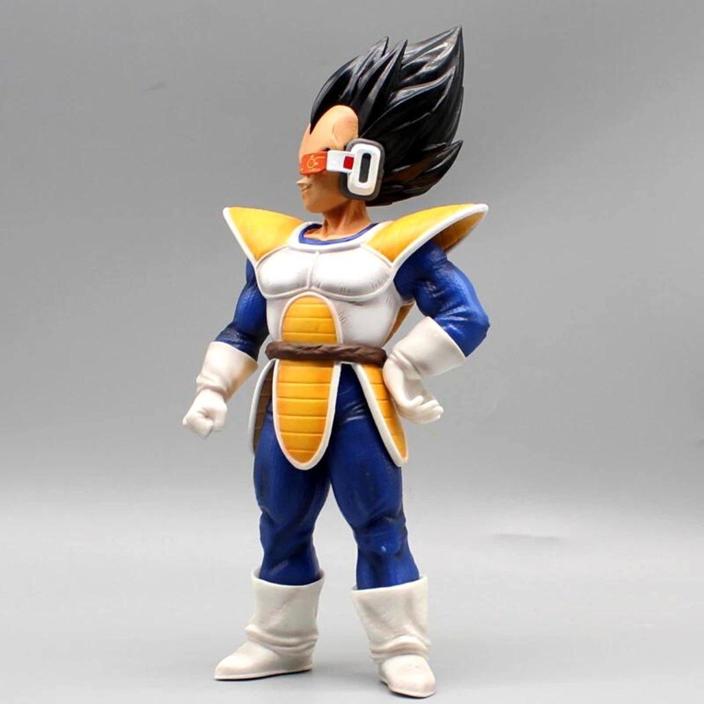 Hàng Loại 1 - Mô Hình DragonBall Earth Vegeta lần đầu ra mắt trái đất thăm dò - Cao 25cm - nặng 450gram + phụ Kiện có 2 kính Đo sức mạnh đi kèm - Figure DragonBall - Có Hộp màu - N1-K42-T2-S1