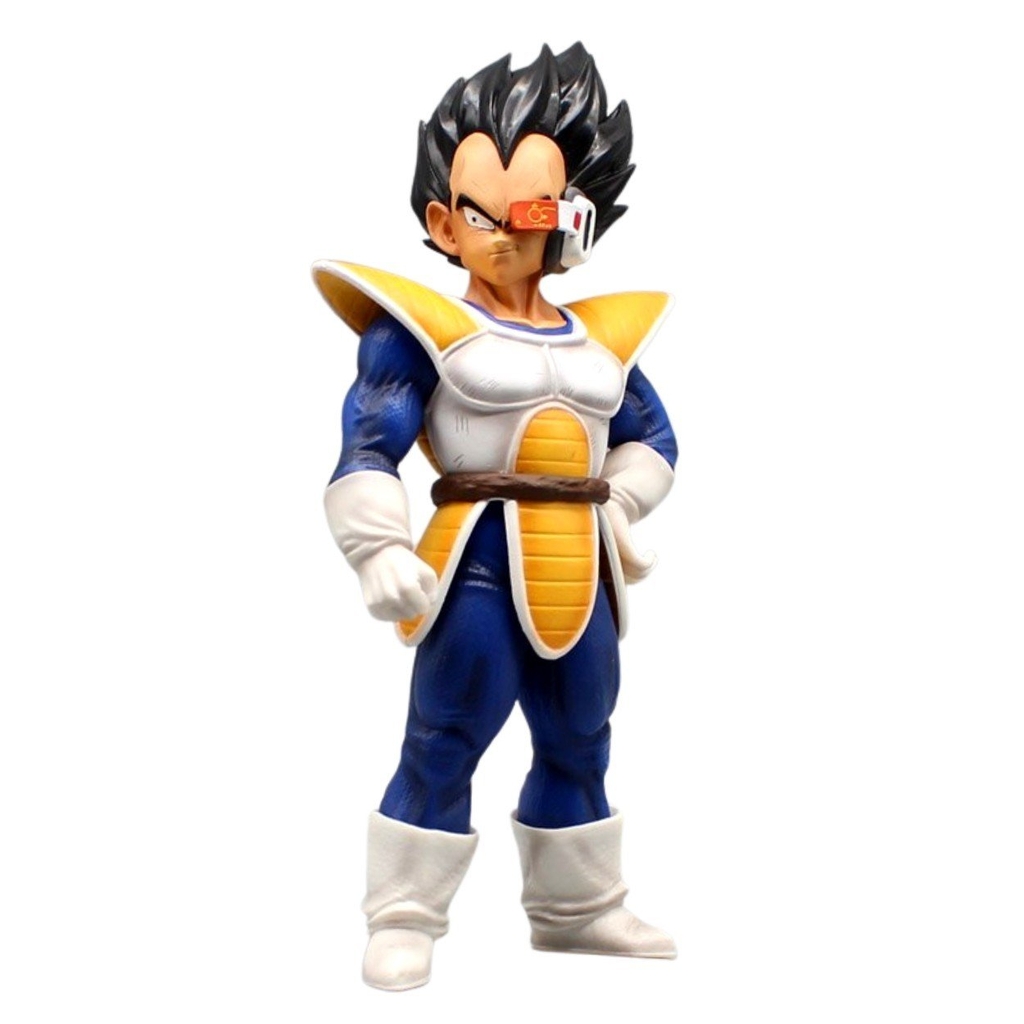 Hàng Loại 1 - Mô Hình DragonBall Earth Vegeta lần đầu ra mắt trái đất thăm dò - Cao 25cm - nặng 450gram + phụ Kiện có 2 kính Đo sức mạnh đi kèm - Figure DragonBall - Có Hộp màu - K6-T2-S9