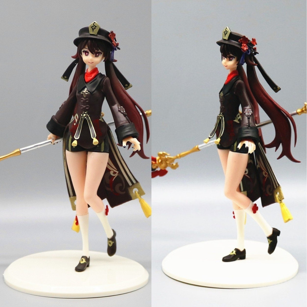 Mô Hình Genshin Impact Hu Tao chiến đấu siêu đẹp - cao 18cm - nặng 180 gram - Figure  Genshin Impact - Có Hộp màu - N1-K34-T2-S1