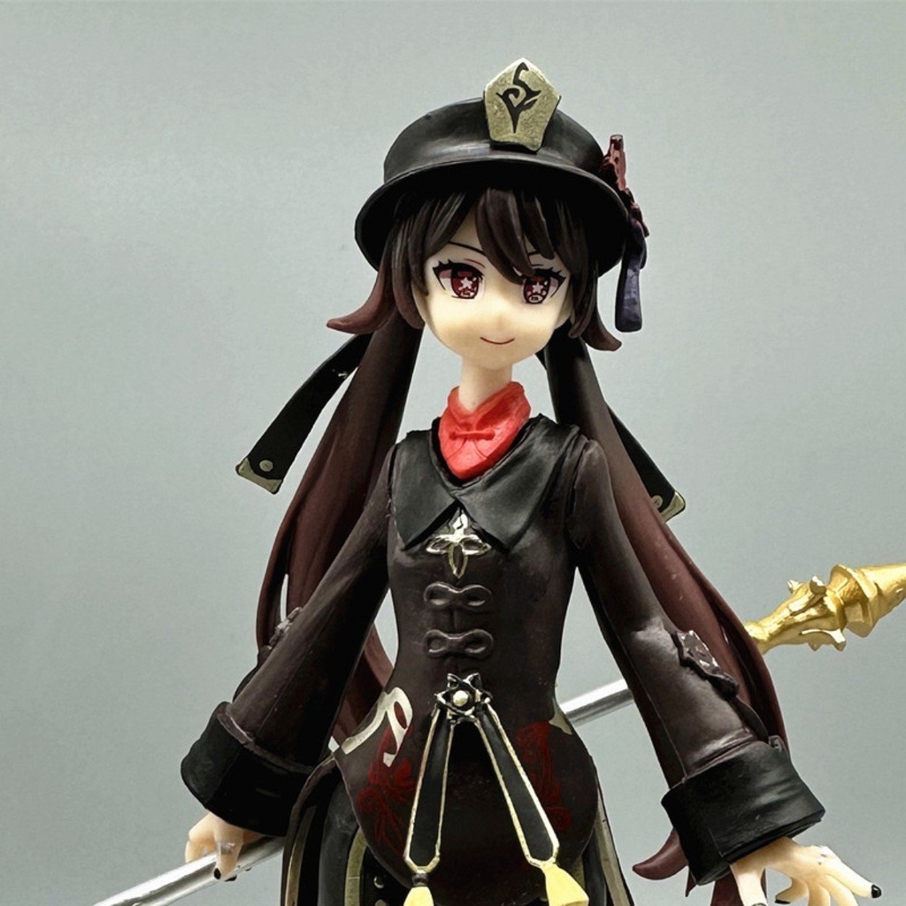 Mô Hình Genshin Impact Hu Tao chiến đấu siêu đẹp - cao 18cm - nặng 180 gram - Figure  Genshin Impact - Có Hộp màu - N1-K34-T2-S1