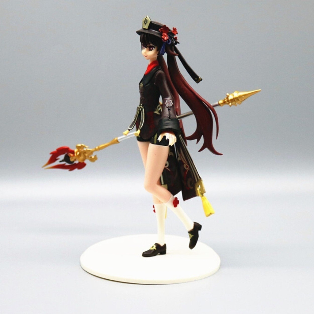 Mô Hình Genshin Impact Hu Tao chiến đấu siêu đẹp - cao 18cm - nặng 180 gram - Figure  Genshin Impact - Có Hộp màu - N1-K34-T2-S1