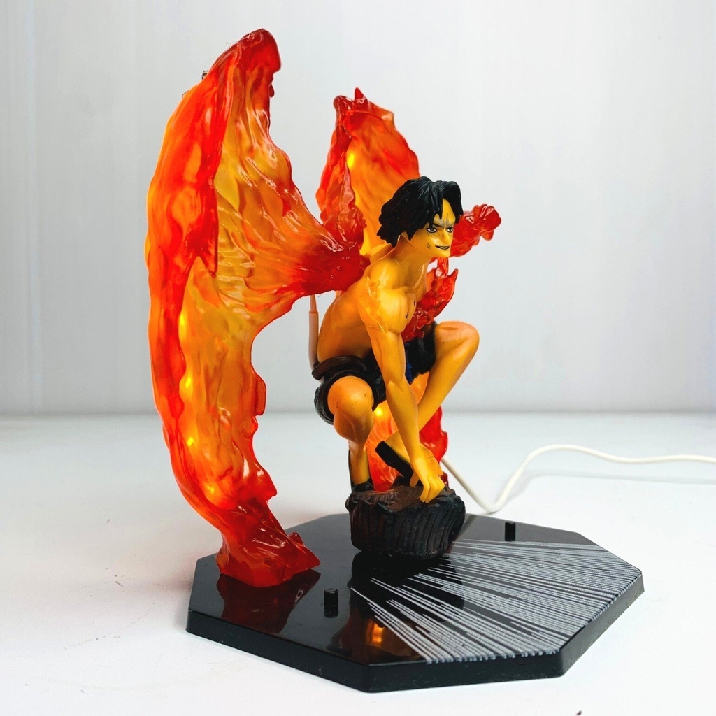 Mô hình OnePiece Ace Cánh Lửa siêu đẹp cao 16cm có led USB - One Piece - No Box - N5