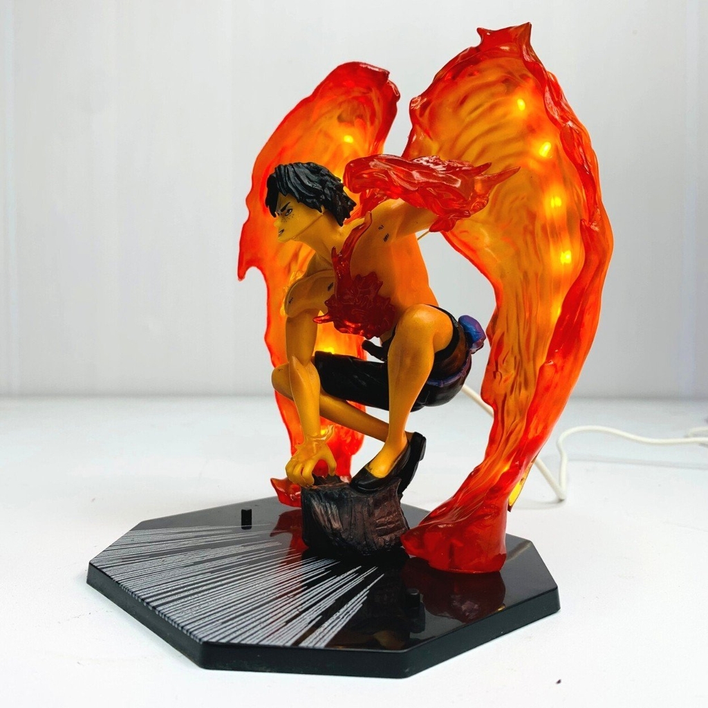 Mô hình OnePiece Ace Cánh Lửa siêu đẹp cao 16cm có led USB - One Piece - No Box - N5
