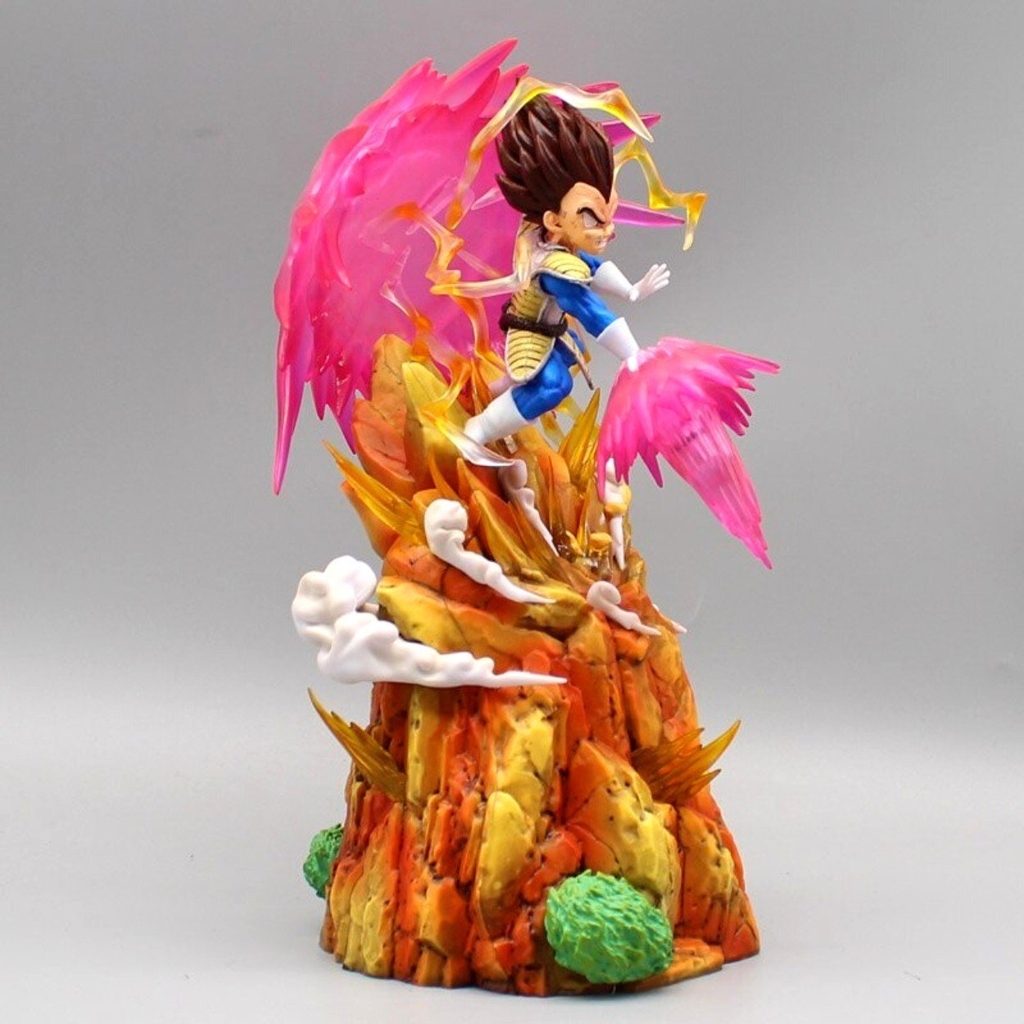 Mô hình DragonBall Vegeta bắn chưởng . Cao 27cm - rộng 14cm . nặng 750gram + FULL BOX + có LED - Dragon Ball - Có Hộp màu - N1-K22-T4-S3