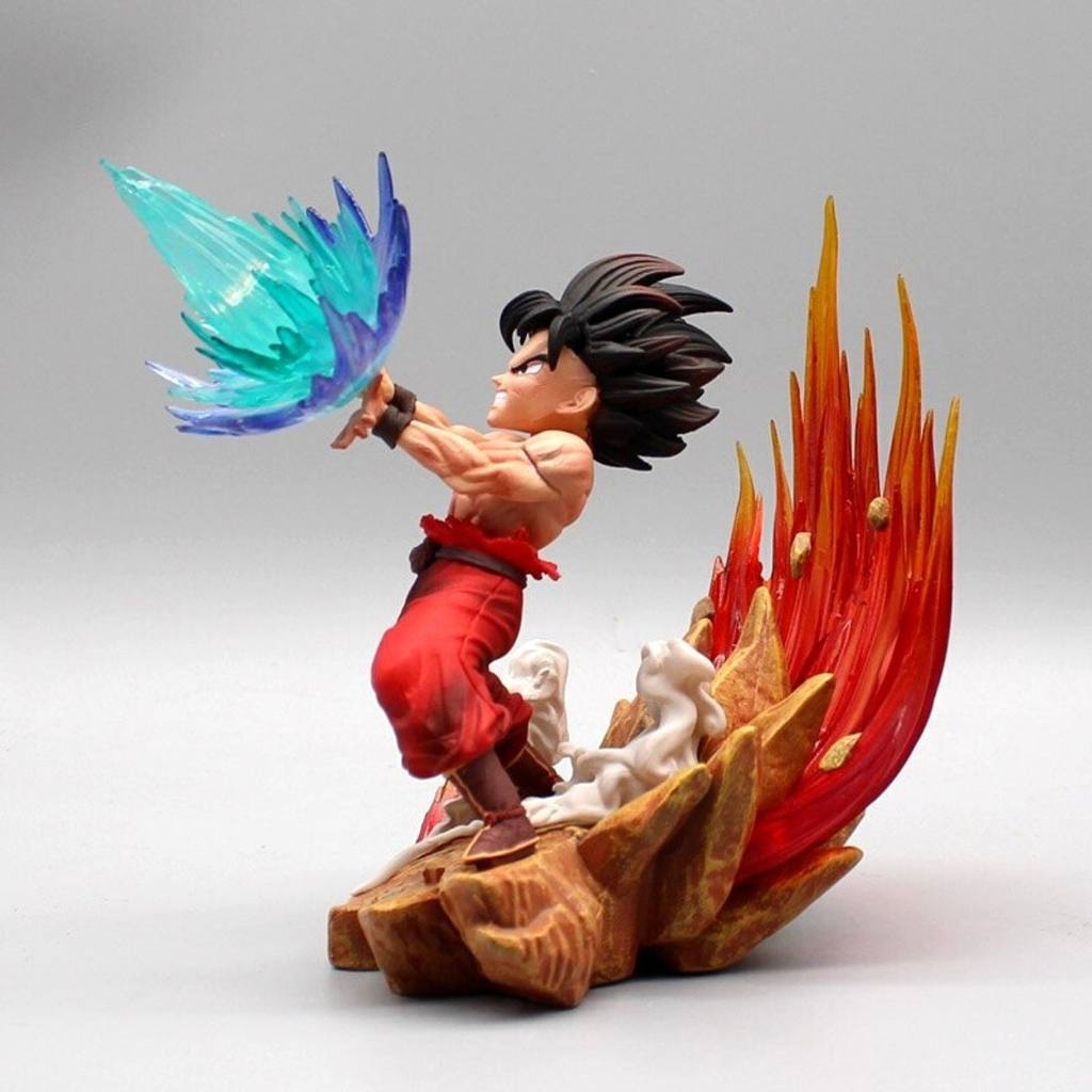 Mô hình DragonBall goku bắn chưởng - Cao 14cm - nặng 450gram + FULL BOX có LED - Dragon Ball - Có Hộp màu - N1-K28-T4-S1