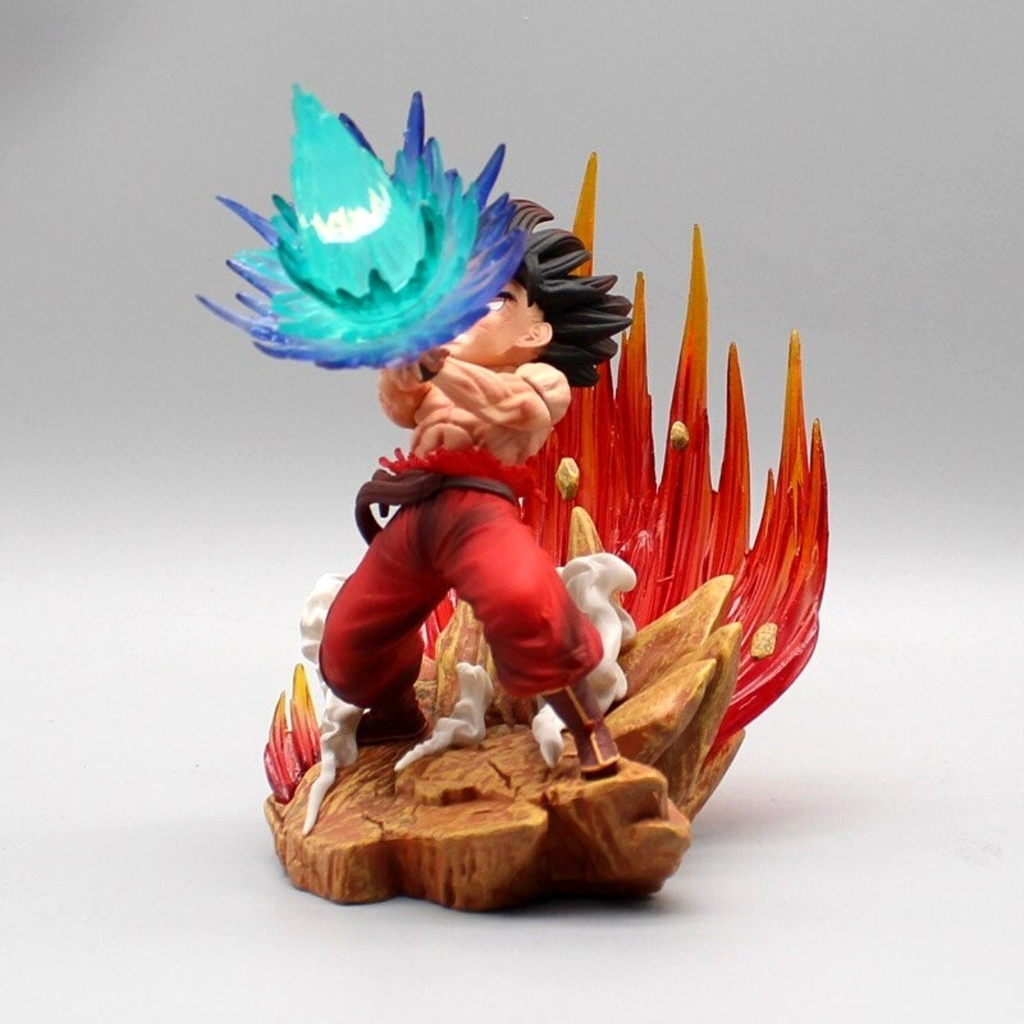 Mô hình DragonBall goku bắn chưởng - Cao 14cm - nặng 450gram + FULL BOX có LED - Dragon Ball - Có Hộp màu - N1-K28-T4-S1