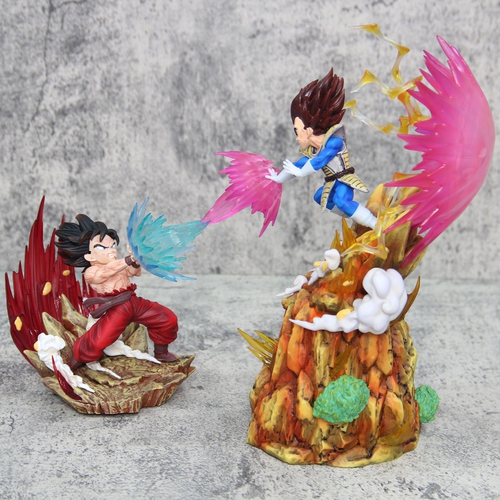 Mô hình DragonBall Vegeta bắn chưởng . Cao 27cm - rộng 14cm . nặng 750gram + FULL BOX + có LED - Dragon Ball - Có Hộp màu - N1-K22-T4-S3