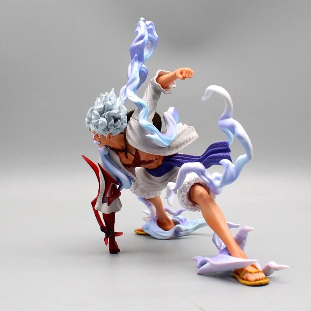 Mô Hình OnePiece Luffy nika gear 5 trạng thái chiến đấu siêu ngầu cao 16cm nặng 320g , Figure OnePiece - box màu - N1-K38-T1-S11