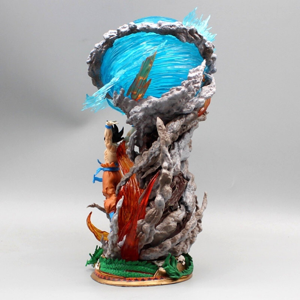 Mô hình DragonBall SonGoku nâng cầu có led ở cầu và base siêu ngầu  Cao 23cm - nặng 600gram - Dragon Ball - Có Hộp màu - N1-K41-T5-S1