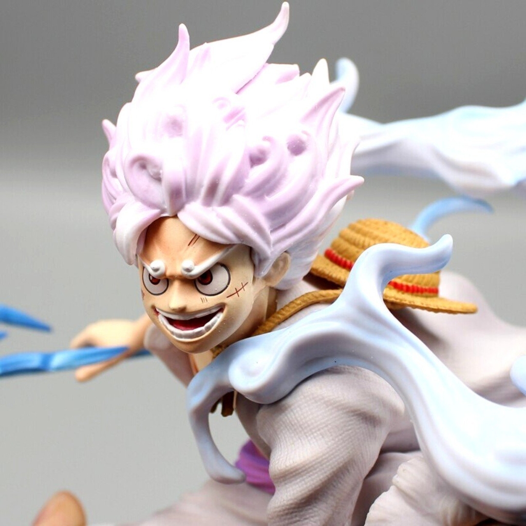 Mô Hình OnePieceLuffy gear 5 nika cầm sét - Cao 17cm - nặng 300gram , Figure OnePiece - Box màu - N1-K39-T5-S3 (N5)