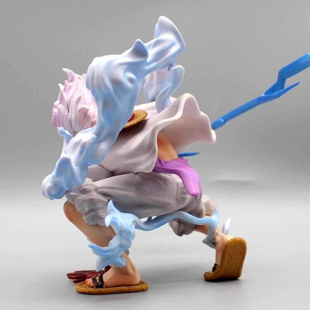 Mô Hình OnePieceLuffy gear 5 nika cầm sét - Cao 17cm - nặng 300gram , Figure OnePiece - Box màu - N1-K39-T5-S3 (N5)