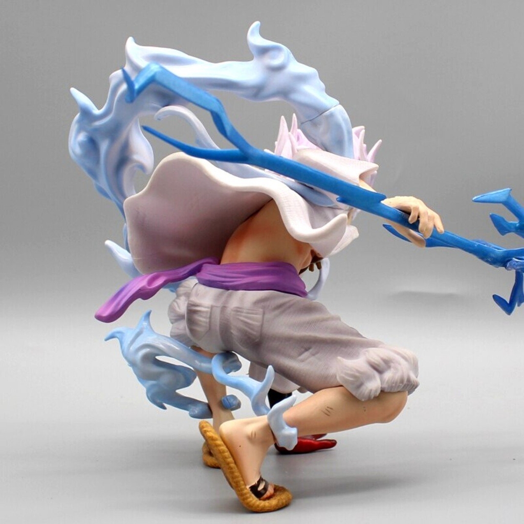 Mô Hình OnePieceLuffy gear 5 nika cầm sét - Cao 17cm - nặng 300gram , Figure OnePiece - Box màu - N1-K39-T5-S3 (N5)
