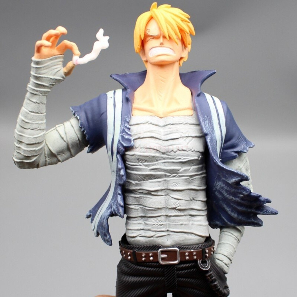 Mô Hình OnePiece Sanji hút thuốc - Cao 29.5cm - nặng 440gram  - Figure OnePiece - No box N3-K59-T1-S2