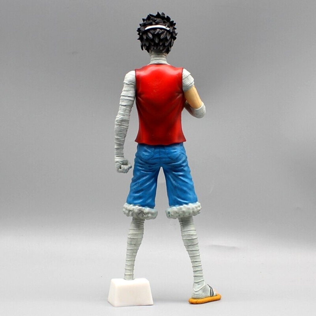 Mô Hình OnePiece Luffy băng bó - cao 27cm - nặng 340gram +  phụ kiện có đế kẹp chân - Figure OnePiece - No box - N3-K59-T1-S3