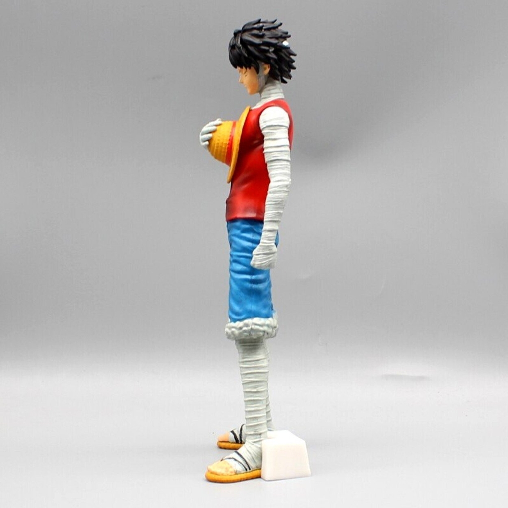 Mô Hình OnePiece Luffy băng bó - cao 27cm - nặng 340gram +  phụ kiện có đế kẹp chân - Figure OnePiece - No box - N3-K59-T1-S3
