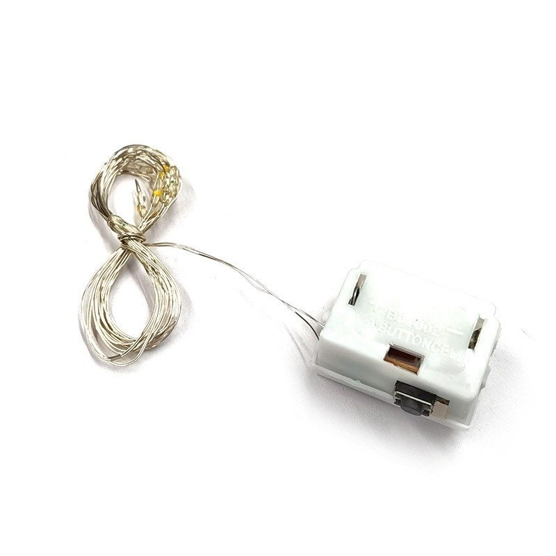 Dây Led Bin Màu Vàng  -dài 1m - 10 bóng - Dùng để trang trí mô hình sku : led1 ( VAT : DTTNV ) - K50-T1-S4
